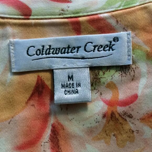 Coldwater Creek 3/4 sleeve Cotton Spandex pockets - Picture 10 of 12